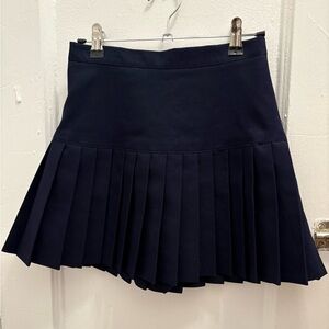 Vintage pleated mini skirt